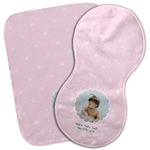 Baby Girl Photo Burp Cloth