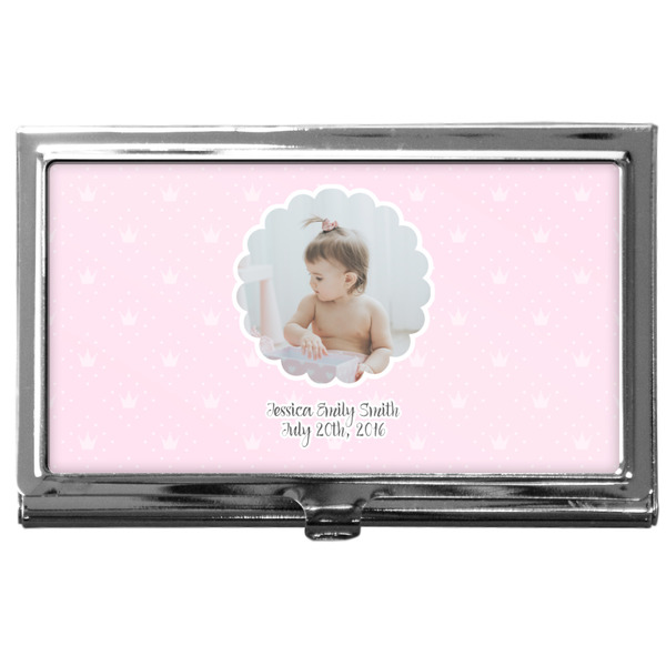 Custom Baby Girl Photo Business Card Case