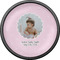 Baby Girl Photo Cabinet Knob - Black - Front