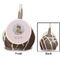 Baby Girl Photo Cake Pops - Front & Back View