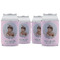 Baby Girl Photo Can Cooler (12 oz) - Set of 4