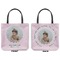 Baby Girl Photo Canvas Tote - Front and Back