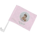 Baby Girl Photo Car Flag - Small