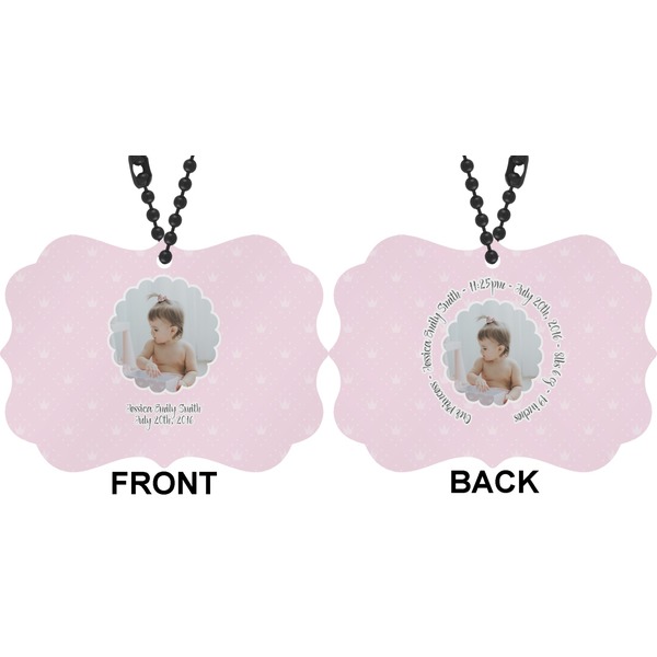 Baby Girl Photo Car Ornament (Approval)