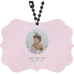 Baby Girl Photo Rear View Mirror Decor (Personalized)