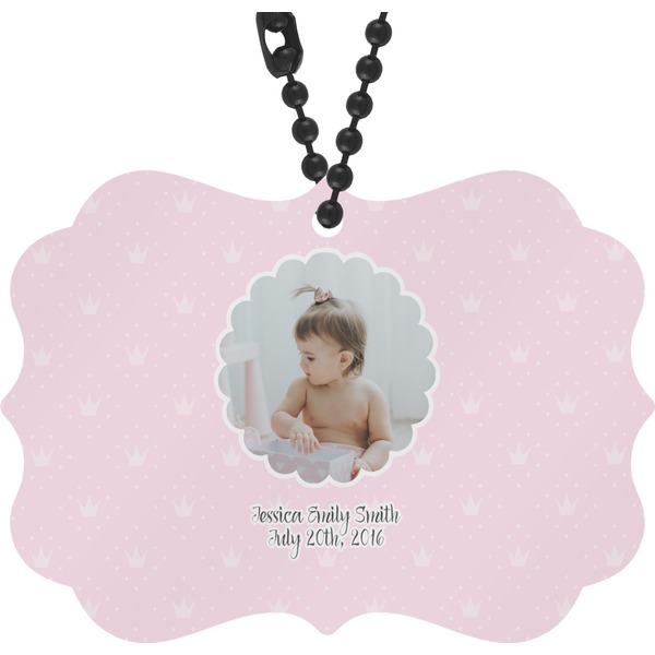 Custom Baby Girl Photo Rear View Mirror Decor (Personalized)