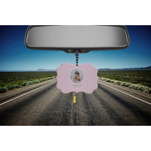 Baby Girl Photo Car Ornament (Road)