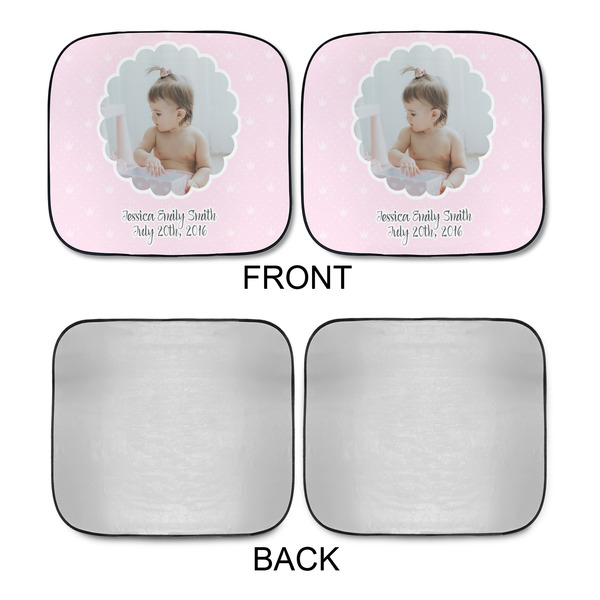 Baby Girl Photo Car Sun Shades - APPROVAL