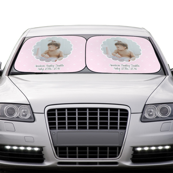 Baby Girl Photo Car Sun Shades - IN CONTEXT