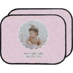 Baby Girl Photo Car Floor Mats (Back Seat) (Personalized)