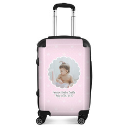 Baby Girl Photo Suitcase - 20" Carry On (Personalized)