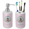 Baby Girl Photo Ceramic Bathroom Accessories Set
