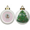 Baby Girl Photo Ceramic Christmas Ornament - X-Mas Tree (APPROVAL)