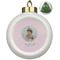 Baby Girl Photo Ceramic Ball Ornament - Christmas Tree