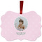 Baby Girl Photo Christmas Ornament (Front View)