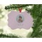 Baby Girl Photo Christmas Ornament (On Tree)