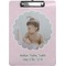 Baby Girl Photo Clipboard (Letter)