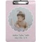 Baby Girl Photo Clipboard (Letter Size) (Personalized)