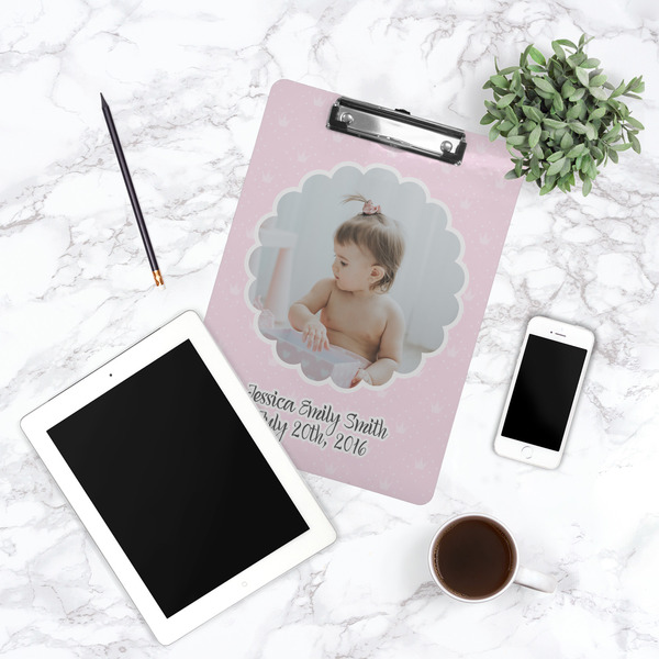 Baby Girl Photo Clipboard - Lifestyle Photo