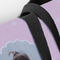 Baby Girl Photo Closeup of Tote w/Black Handles