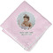 Baby Girl Photo Cloth Napkins - Personalized Lunch (Folded Four Corners)
