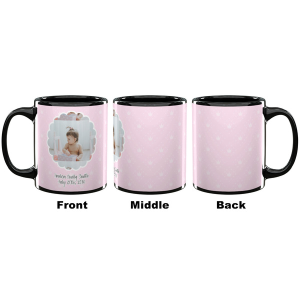 Baby Girl Photo Coffee Mug - 11 oz - Black APPROVAL