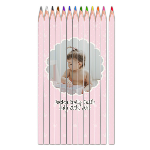Custom Baby Girl Photo Colored Pencils