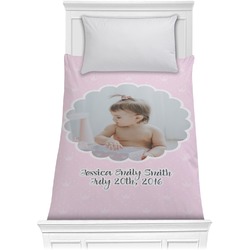 Baby Girl Photo Comforter - Twin XL (Personalized)