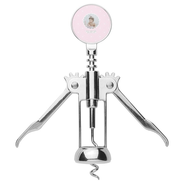 Baby Girl Photo Corkscrew - Alt