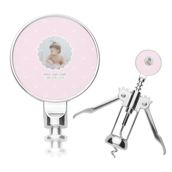 Custom Baby Girl Photo Corkscrew (Personalized)
