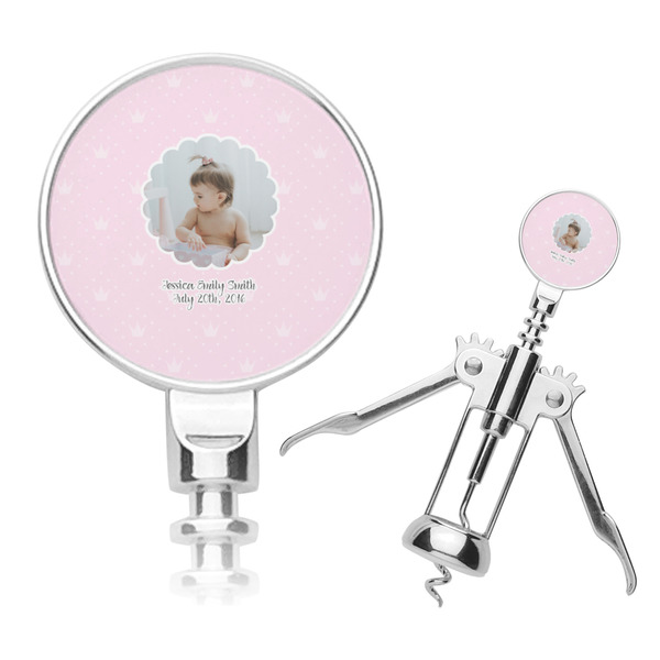 Custom Baby Girl Photo Corkscrew (Personalized)