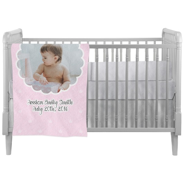 Custom Baby Girl Photo Crib Comforter / Quilt (Personalized)