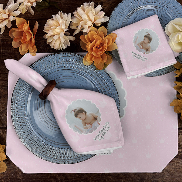 Baby Girl Photo Dining Set