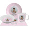 Baby Girl Photo Dinner Set - 4 Pc (Personalized)