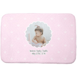 Baby Girl Photo Dish Drying Mat (Personalized)