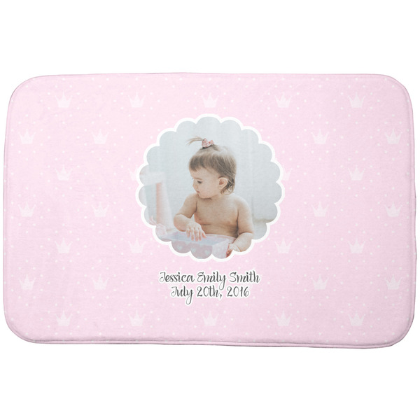 Custom Baby Girl Photo Dish Drying Mat (Personalized)
