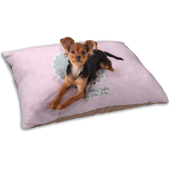 Custom Baby Girl Photo Dog Bed - Small