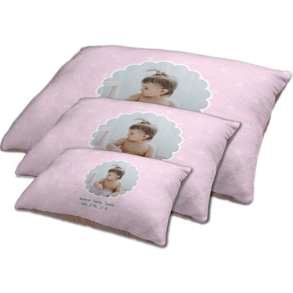 Baby Girl Photo Dog Beds - MAIN (sm, med, lrg)