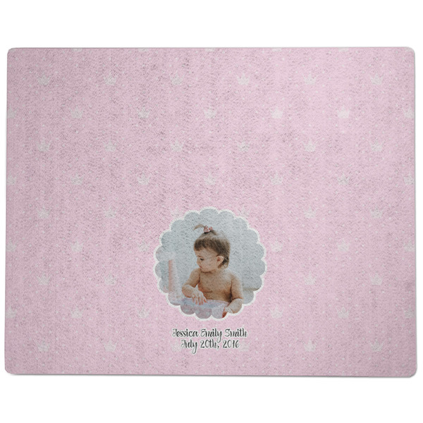 Baby Girl Photo Dog Food Mat - Large without Bowls