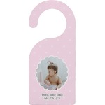 Baby Girl Photo Door Hanger (Personalized)