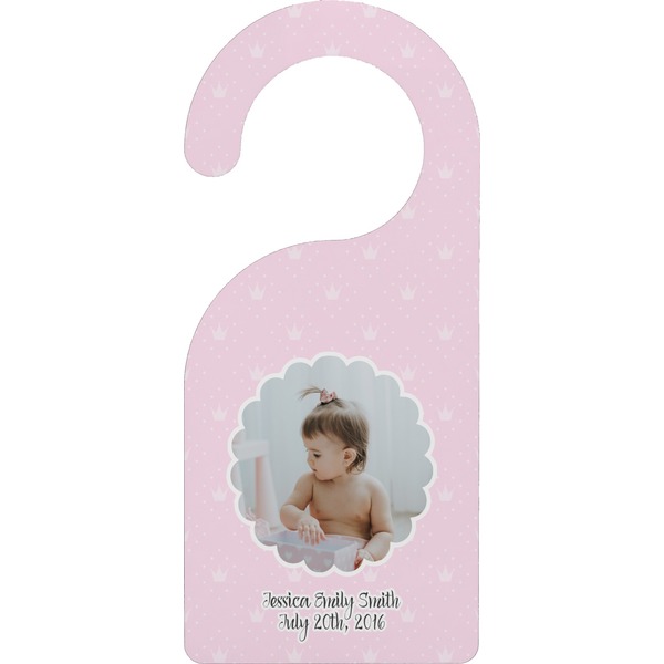 Custom Baby Girl Photo Door Hanger (Personalized)