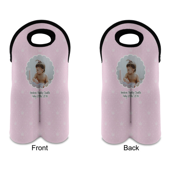 Baby Girl Photo Double Wine Tote - APPROVAL (new)