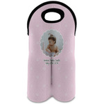 Baby Girl Photo Wine Tote Bag (2 Bottles) (Personalized)