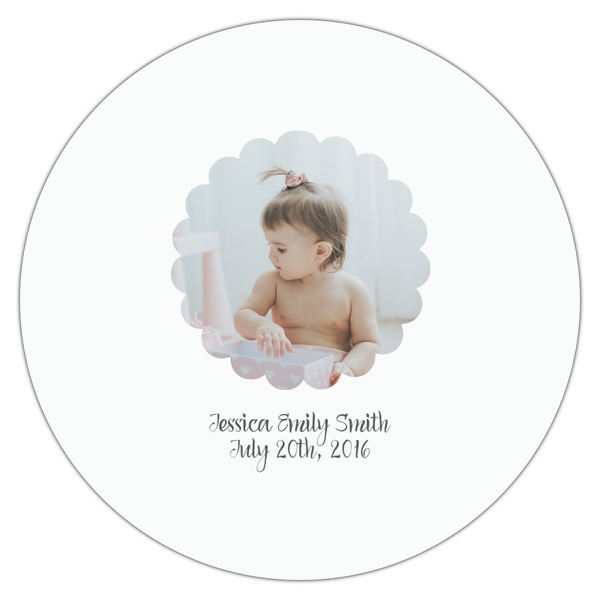 Baby Girl Photo Drink Topper - Large - Single