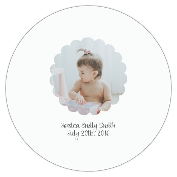 Baby Girl Photo Drink Topper - Small - Single