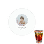 Baby Girl Photo Printed Drink Topper - 1.5"
