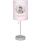 Baby Girl Photo Lamp with Drum Shade