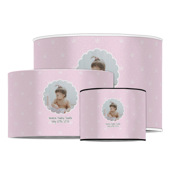 Baby Girl Photo Drum Lampshades - MAIN