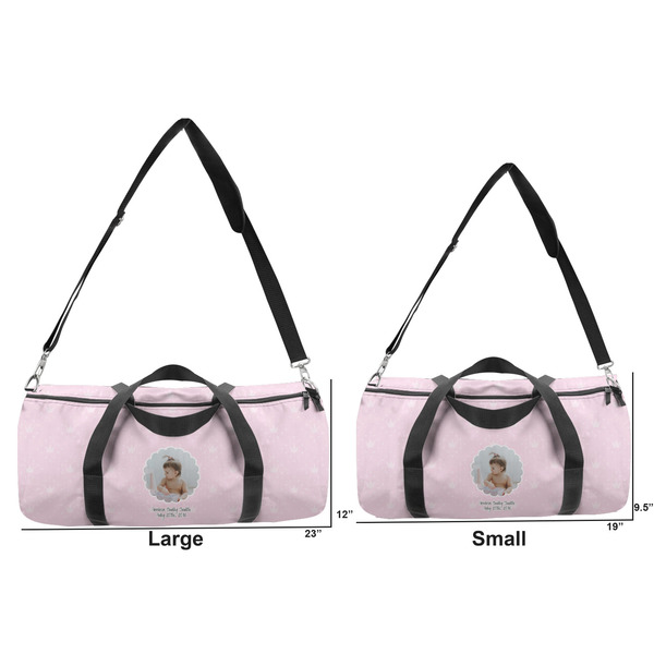 Baby Girl Photo Duffle Bag Small and Large