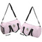 Baby Girl Photo Duffle bag large front and back sides